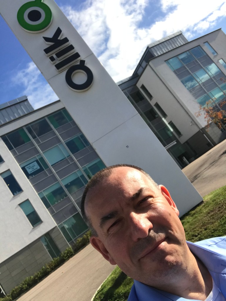 Neil at the Qlik HQ, in Lund for the #QlikLuminary #LuminaryMeetup